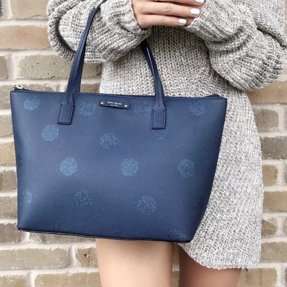 NWT KATE SPADE HANI HAVEN LANE FRCHNY SATCHEL TOTE - Picture 3 of 8